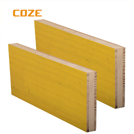 Triply Yellow 3 Layer Pine Panel for Concrete Formwork