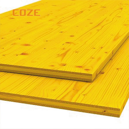 Triply Yellow 3 Layer Pine Panel for Concrete Formwork