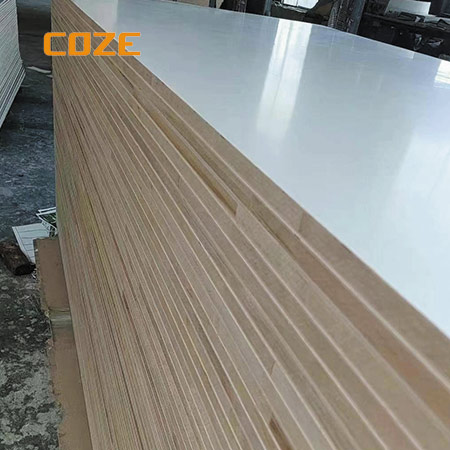 Melamine Film Faced Blockboard for Furniture Cupboard