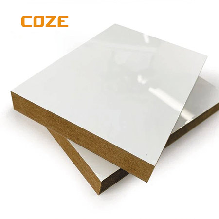 Glossy UV Coating Melamine Film Faced MDF