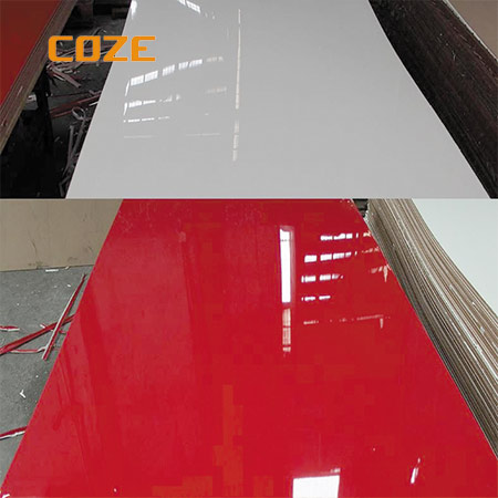 Titanim porcelain Finish High Glossy Melamine MDF