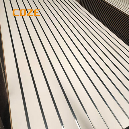 Grooved Slotted MDF Board For Display Wall Panels