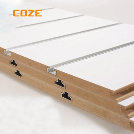 Grooved Slotted MDF Board For Display Wall Panels